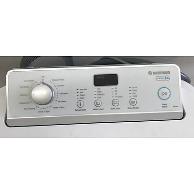 Simpson Ezi Set 5.5kg Top Load Washing Machine