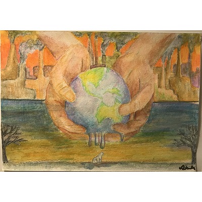 Painting: "Little Time" by Alice Harcourt