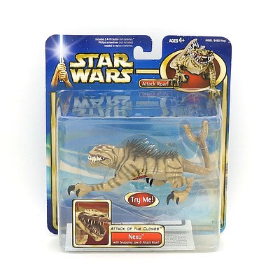 Hasbro 2002 Star Wars Attack of the Clones Nexu, New Old Stock