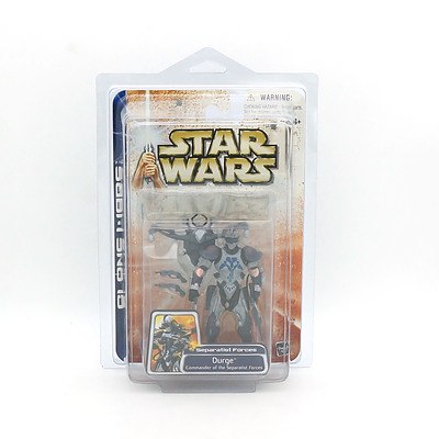 Hasbro 2003 Star Wars Clone Wars Separatist Forces Durge, New Old Stock