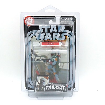 Hasbro 2004 Star Wars The Original Trilogy Collection Boba Fett, New Old Stock