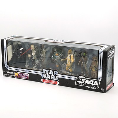  Hasbro 2005 Star Wars The Saga Collection Bounty Hunter Pack, New Old Stock