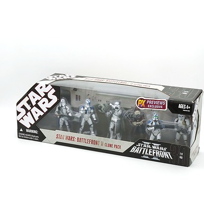 Hasbro 2007 Star Wars Battlefront II Clone Pack, New Old Stock