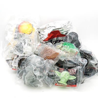 Various Star Wars Promotional Products, Including Tops, Taco Bell, Pizza Hut and More 