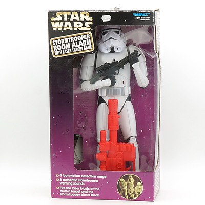 Tiger Electronics 1997 Stormtrooper Room Alarm With Lazer Target Game, Boxed
