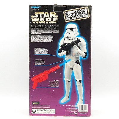 Tiger Electronics 1997 Stormtrooper Room Alarm With Lazer Target Game, Boxed