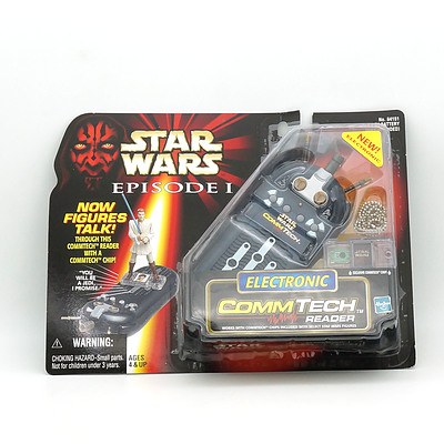 Hasbro 1998 Star Wars Episode I Electronic Commtech Radar, New Old Stock