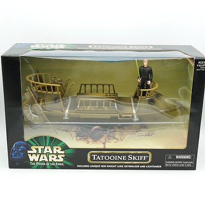 1999 Hasbro Star Wars The Power of the Force Tatooine Skiff, New Old Stock