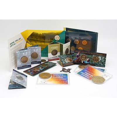 Group of Uncirculated Coins, Including 2016 Australian Olympic Team Coloured Coin Collection and More