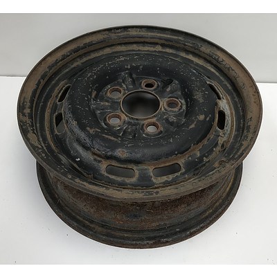 Two HK Holden Factory Rims