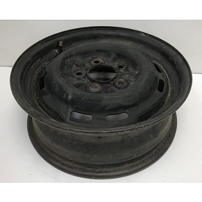 Two HK Holden Factory Rims