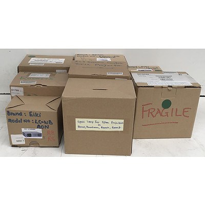 Bulk Lot of Assorted Projector Lamps