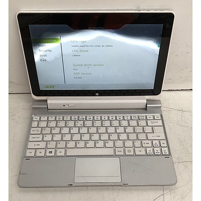Acer Iconia W510 10-Inch Intel ATOM (Z2760) 1.80GHz CPU 2-in-1 Detachable Tablet Computer