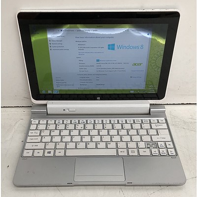Acer Iconia W510 10-Inch Intel ATOM (Z2760) 1.80GHz CPU 2-in-1 Detachable Tablet Computer