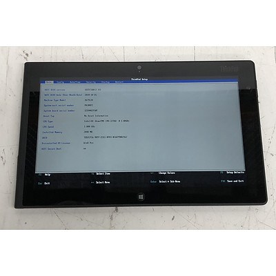 Lenovo ThinkPad Tablet Series 10-Inch Intel ATOM (Z2760) 1.80GHz CPU Tablet