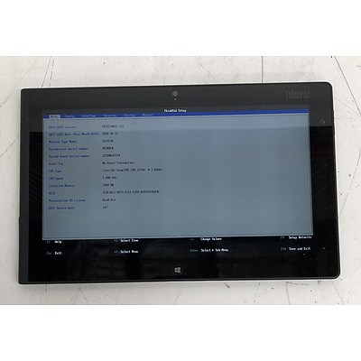 Lenovo ThinkPad Tablet Series 10-Inch Intel ATOM (Z2760) 1.80GHz CPU Tablet