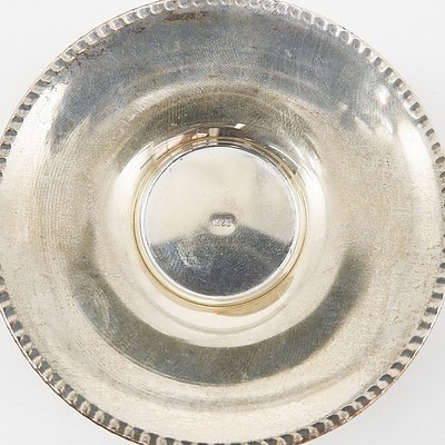 Group of Collectables, Including Silver .925 Bon Bon Dishes, Antique Decorative Tiles, Porcelain Figurine and More