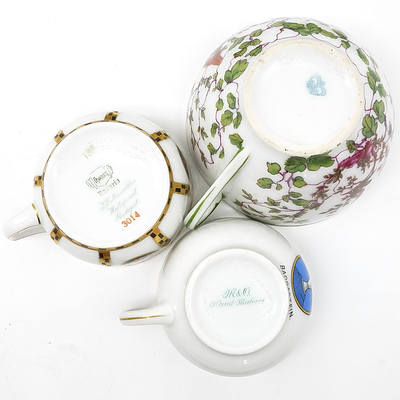 Group of Various Tea Settings, Cut Crystal Decanter, Vases, Porcelain Figurines and More