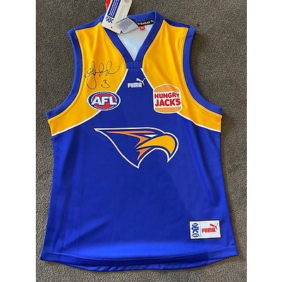 AFL Jumper Signed by Chris Judd - Brownlow Medallist - West Coast Eagles Football Club