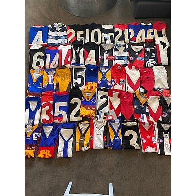 AFL Jumper Signed by Chris Judd - Brownlow Medallist - West Coast Eagles Football Club