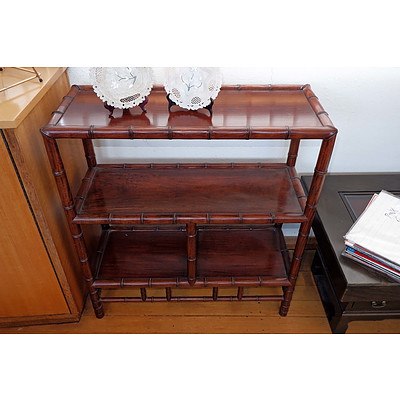 Nice Chinese Hongmu Rosewood Display Stand