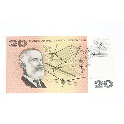 1966 Commonwealth of Australia Coombs / Wilson Twenty Dollar Note, XAF637135