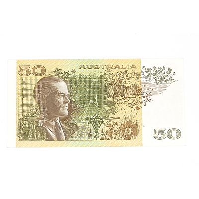 1989 Phillips / Fraser Fifty Dollar Note, YXT133957