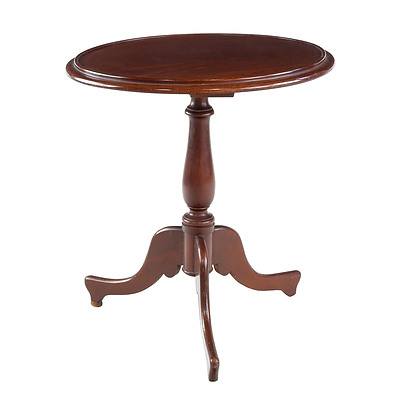 Georgian Style Tripod Wine Table, Mid 20th Century