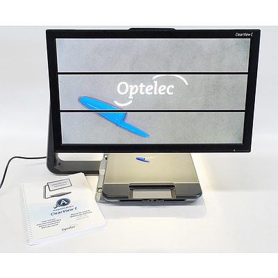 Optelec Clearview C with 24 Inch Monitor, Magnification Reading Device RRP$3995.00 USD