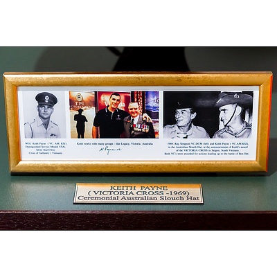 Ceremonial Slouch Hat - Worn By Victoria Cross Medal Recipient Keith Payne VC.AM.KSJ