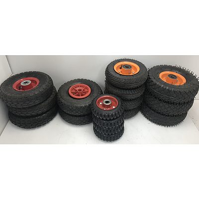 Lot Of Small Wheels and Tyres