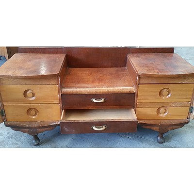 Vintage Dresser With Mirror