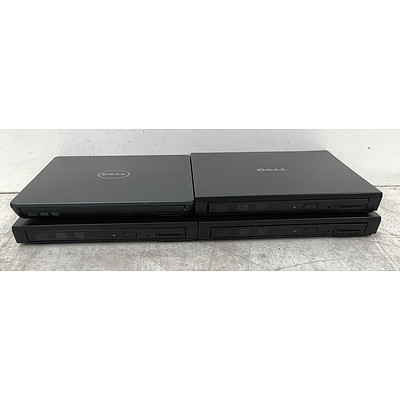 Dell Assorted External DVD-RW Optical Drives - Lot of Four