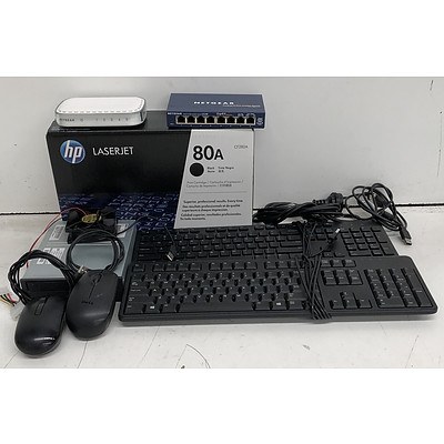 Bulk Lot of Assorted IT Equipment & Accessories