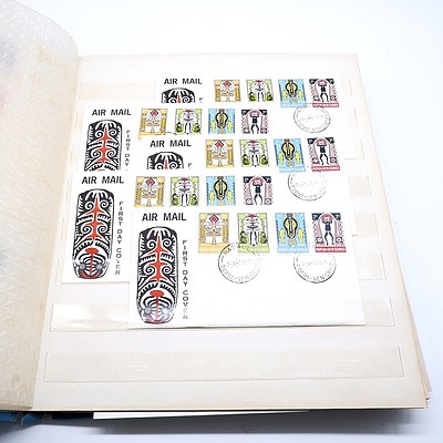 Large Collection of Pre Independence New Guinea First Day Covers in Folder