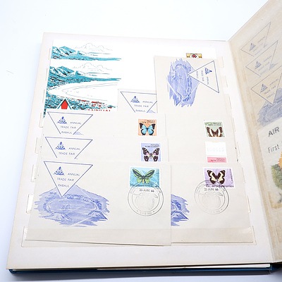 Large Collection of Pre Independence New Guinea First Day Covers in Folder