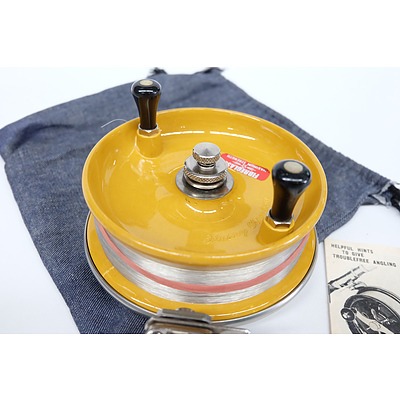 Alvey Estuary Champion 600 A5 Yellow Fibreglass Fishing Reel Made in Australia