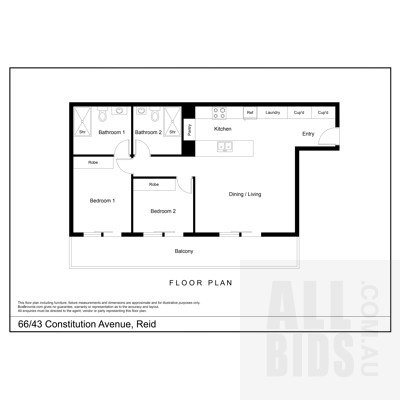 66/43 Constitution Avenue, Reid ACT 2612