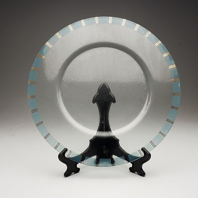 Large Peter Crisp (1959) Glass Charger