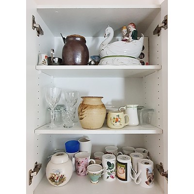 Extensive Kitchen Contents, Including English China, Table Ware, Flatware and Much More