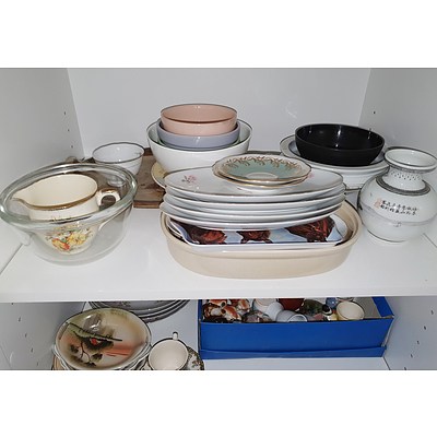 Extensive Kitchen Contents, Including English China, Table Ware, Flatware and Much More