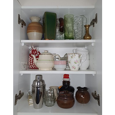 Extensive Kitchen Contents, Including English China, Table Ware, Flatware and Much More