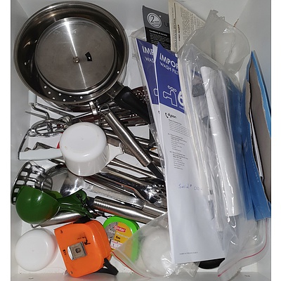 Extensive Kitchen Contents, Including English China, Table Ware, Flatware and Much More