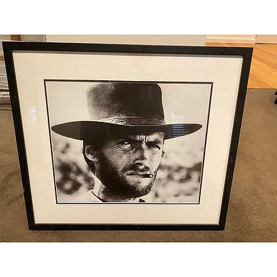 Hollywood Legend Clint Eastwood Framed Print