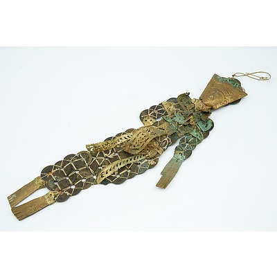 Indonesian Doll Made of Bound Cash Coins