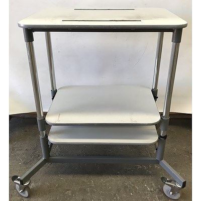 Three Tier AV Trolley