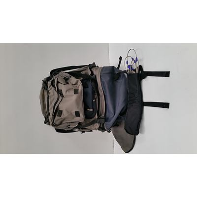 Kathmandu Hiking Bag And Pac-safe Anti-Theft Mesh