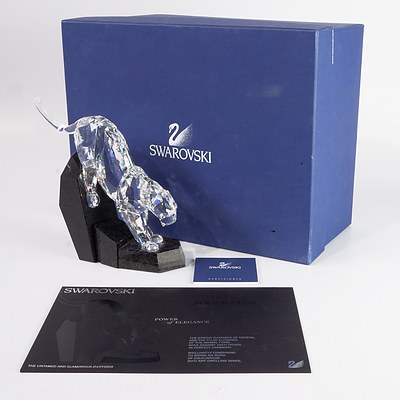 Swarovski Crystal, Soulmates "The Untamed and Glamorous Panther" in Original Box