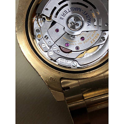 Genuine Rolex 18ct Yellow Gold and Diamond Gents Yacht-Master II Caliber 4160 Custom 44mm with Factory Band, Total Diamond Weight 25ct 