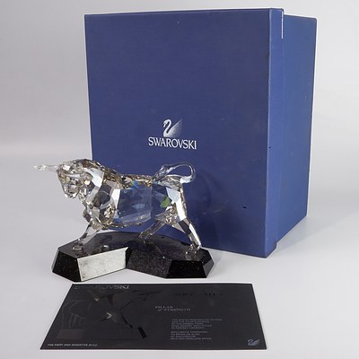 Swarovski Crystal, Soulmates "The Fiery and Assertive Bull" in Original Box